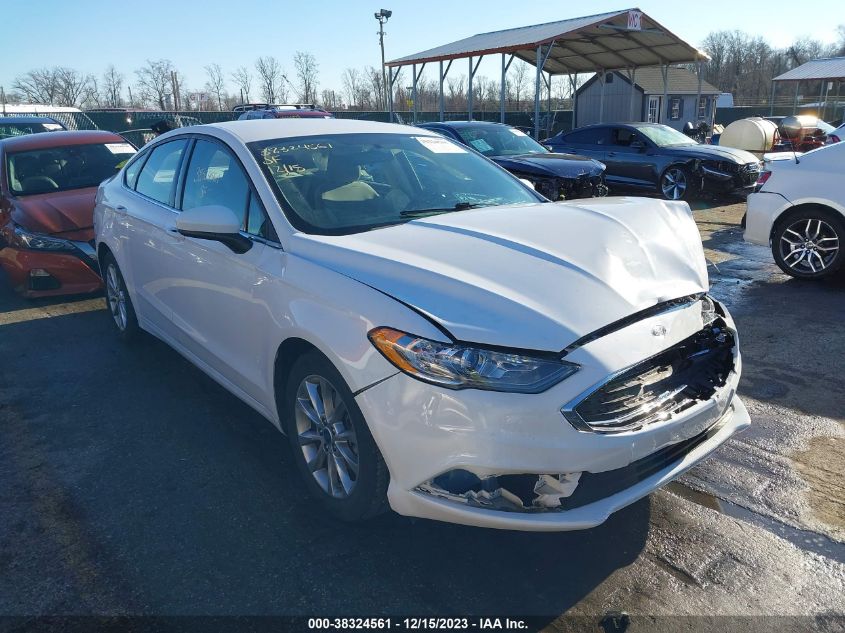 2017 FORD FUSION SE - 3FA6P0HD0HR249543