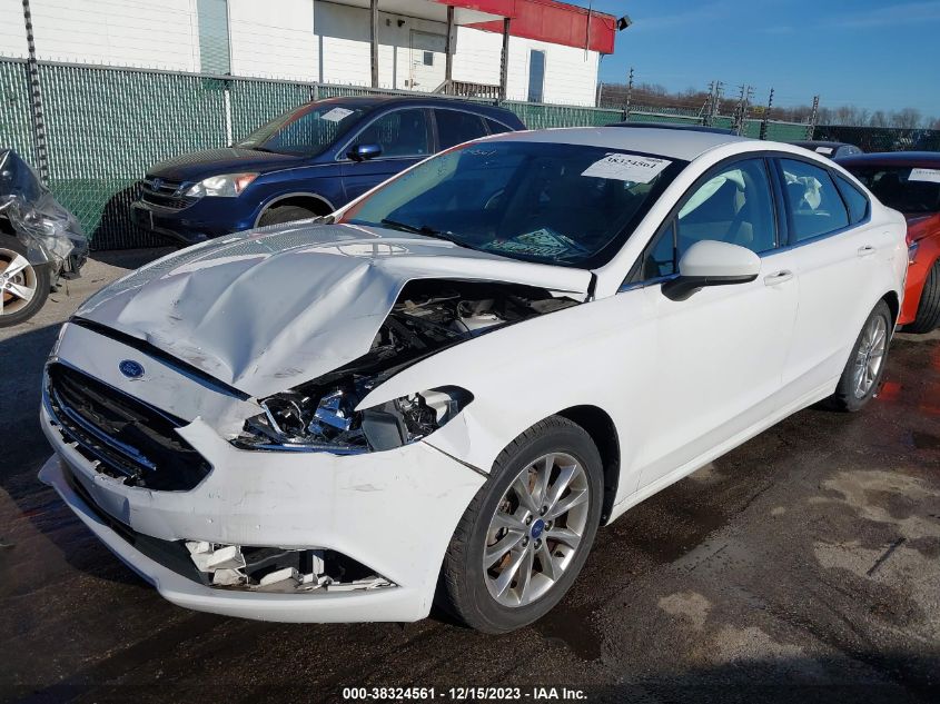 2017 FORD FUSION SE - 3FA6P0HD0HR249543