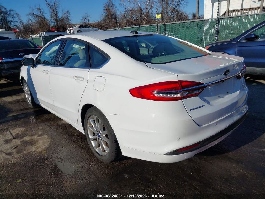 2017 FORD FUSION SE - 3FA6P0HD0HR249543
