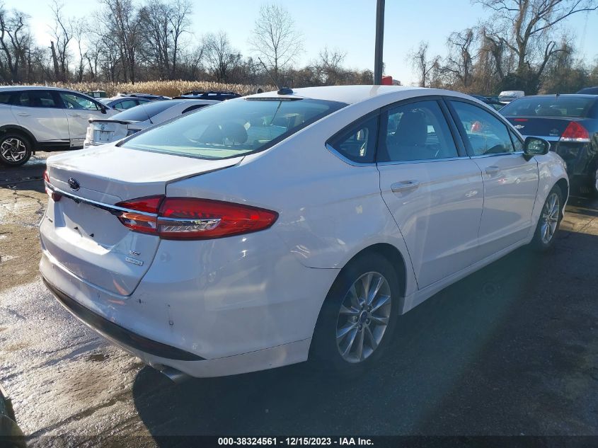 2017 FORD FUSION SE - 3FA6P0HD0HR249543