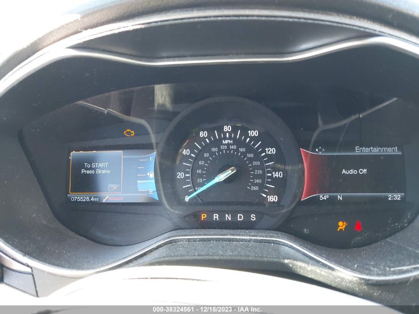 2017 FORD FUSION SE - 3FA6P0HD0HR249543