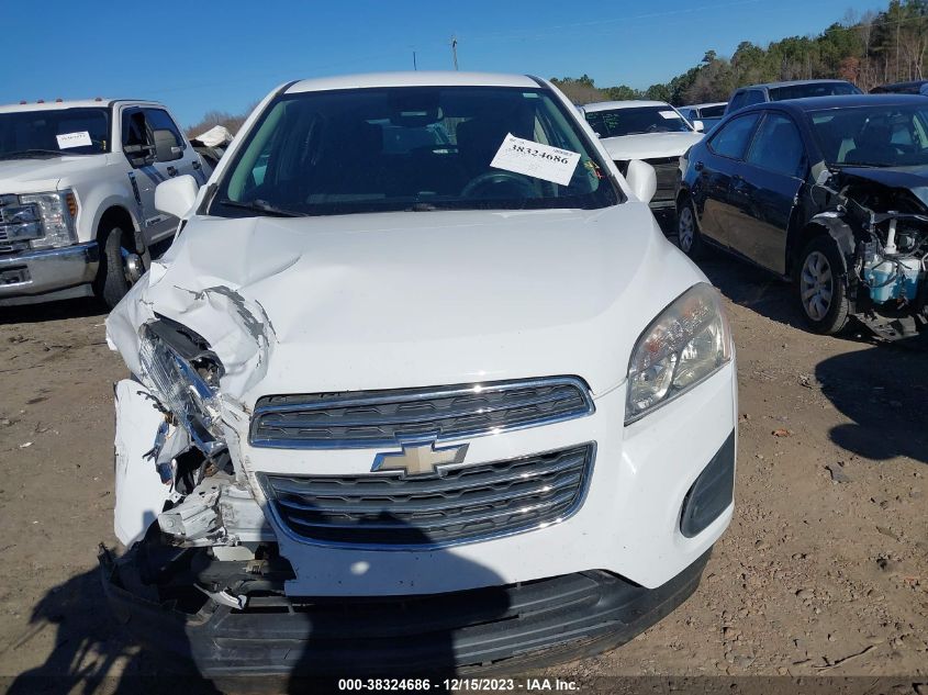 2015 CHEVROLET TRAX 1LS - KL7CJKSB3FB071014