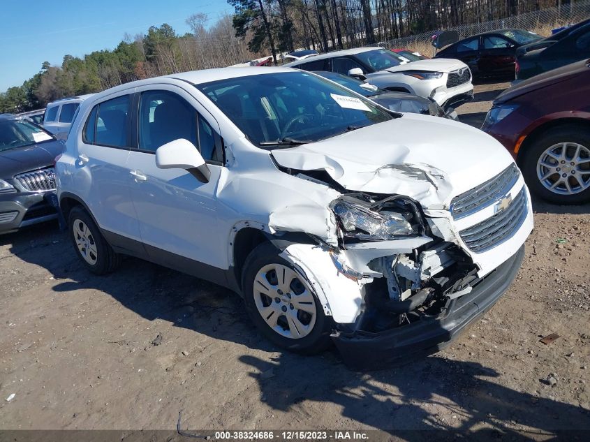 2015 CHEVROLET TRAX 1LS - KL7CJKSB3FB071014