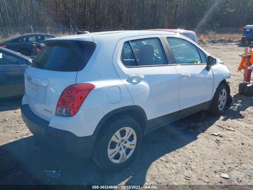 2015 CHEVROLET TRAX 1LS - KL7CJKSB3FB071014