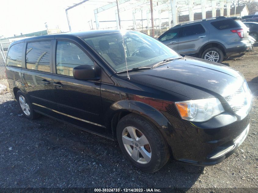 2013 DODGE GRAND CARAVAN SE - 2C4RDGBG5DR650503