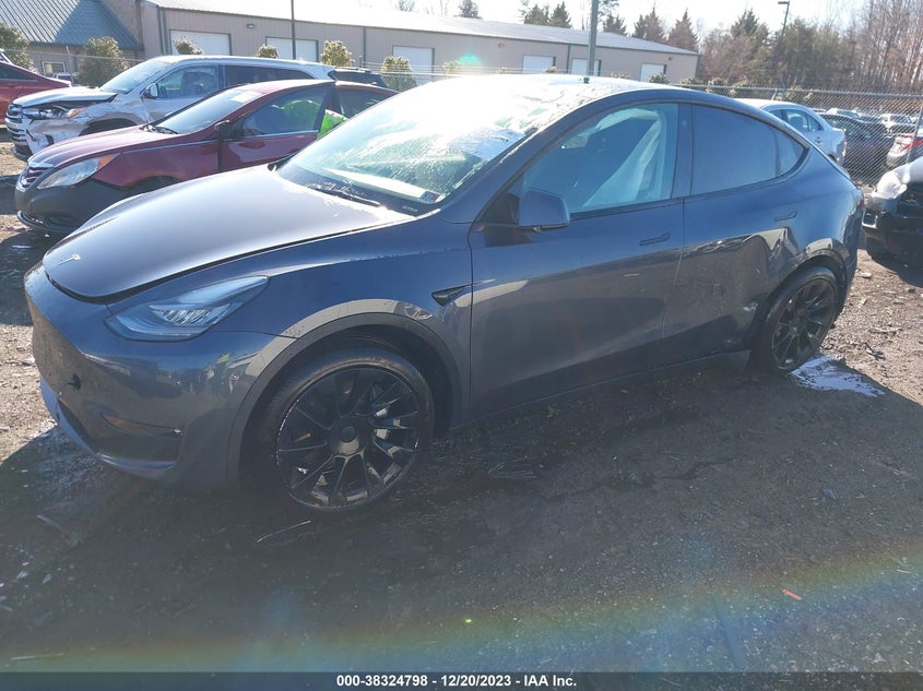 VIN 5YJYGDEE3MF183167 2021 TESLA MODEL Y LONG RANGE DUAL MOTOR ALL-WHEEL DRIVE