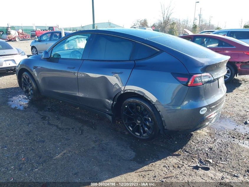 VIN 5YJYGDEE3MF183167 2021 TESLA MODEL Y LONG RANGE DUAL MOTOR ALL-WHEEL DRIVE