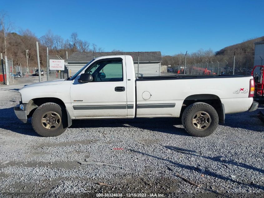 1GCEK14V21E172093 | 2001 CHEVROLET SILVERADO 1500