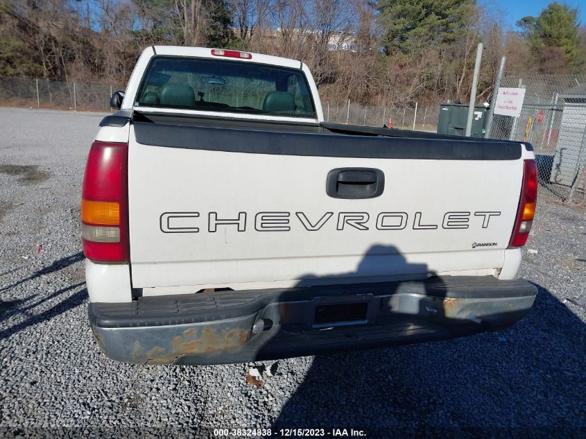 1GCEK14V21E172093 | 2001 CHEVROLET SILVERADO 1500