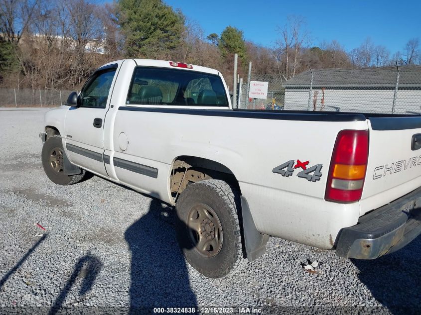 1GCEK14V21E172093 | 2001 CHEVROLET SILVERADO 1500