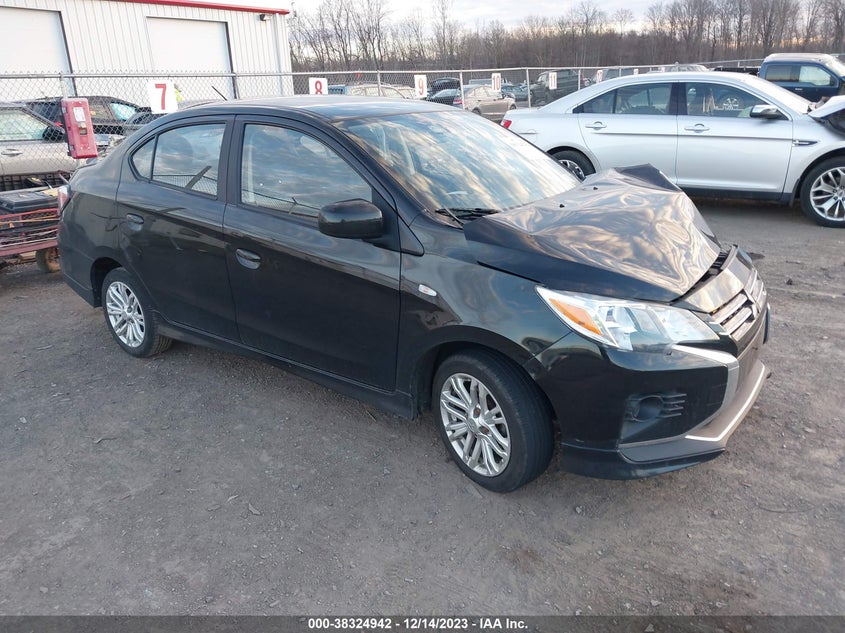 VIN ML32FUFJ5MHF04555 2021 MITSUBISHI MIRAGE G4 CARBONITE EDITION/ES/LE