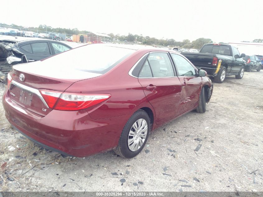 2016 TOYOTA CAMRY LE/XLE/SE/XSE - 4T1BF1FK5GU604485
