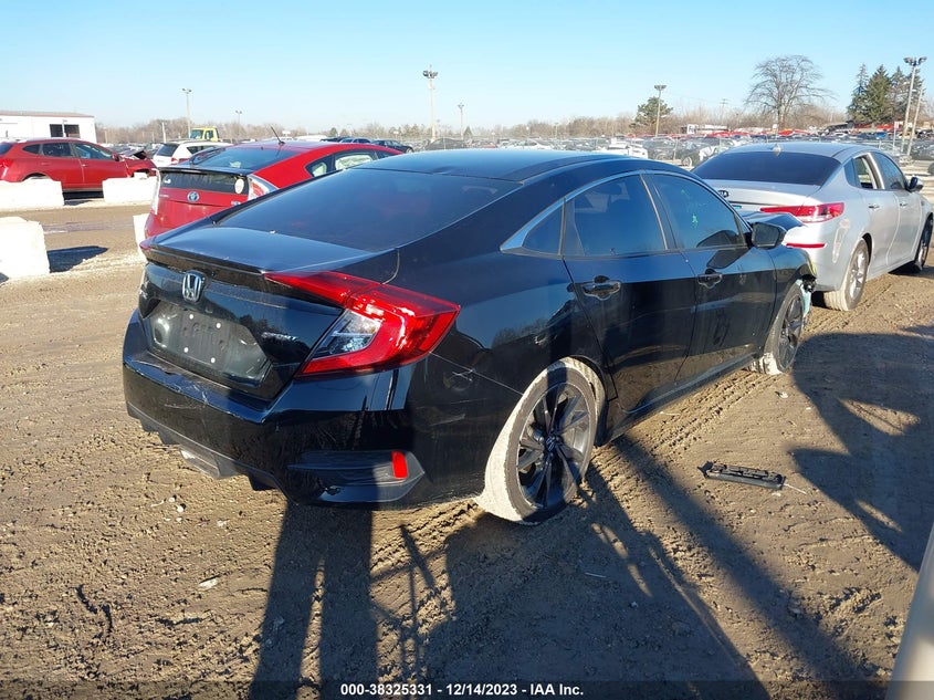 VIN 2HGFC2F89KH559380 2019 HONDA CIVIC SPORT