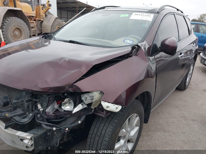 2014 NISSAN MURANO SL - JN8AZ1MU5EW401338