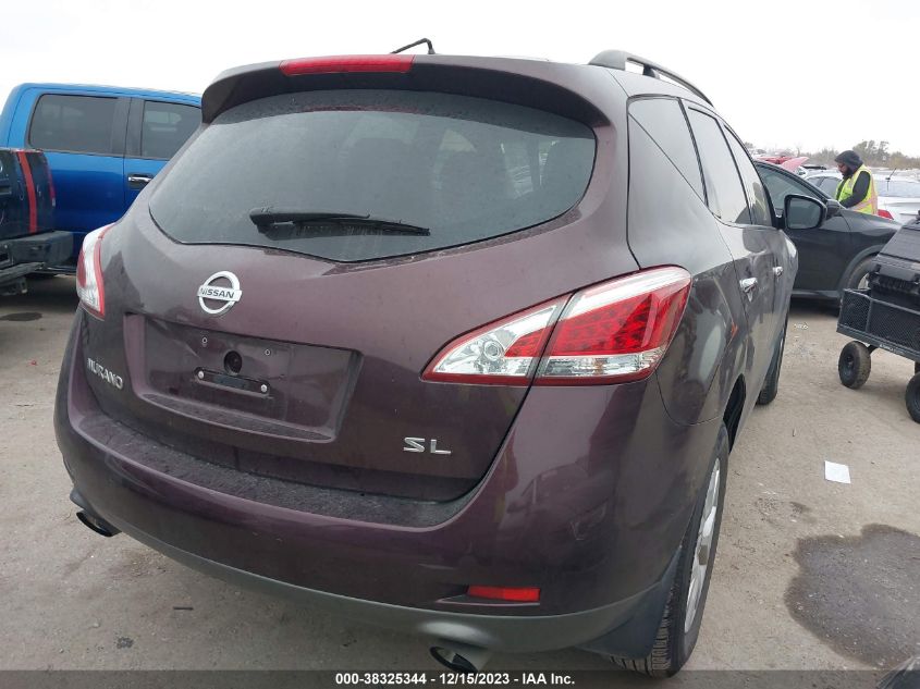 2014 NISSAN MURANO SL - JN8AZ1MU5EW401338