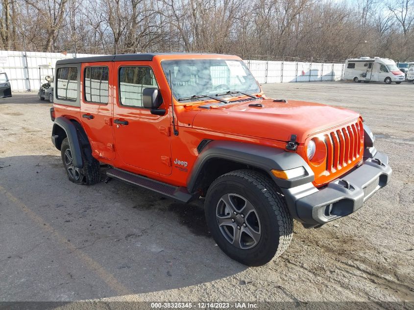 2019 JEEP WRANGLER UNLIMITED SPORT S 4X4 - 1C4HJXDG8KW602192
