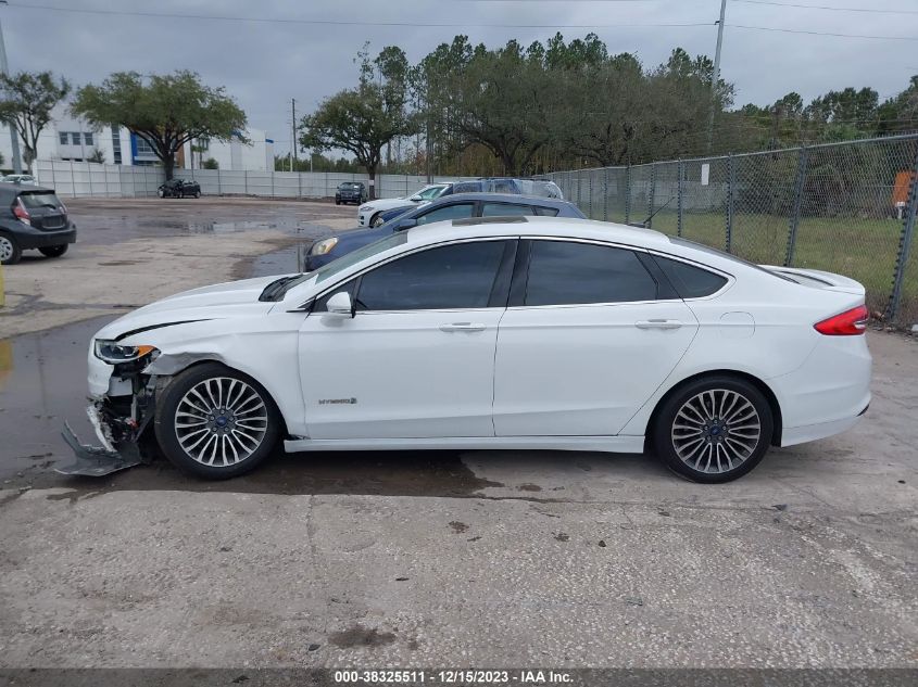 2017 FORD FUSION HYBRID TITANIUM - 3FA6P0RU8HR230091