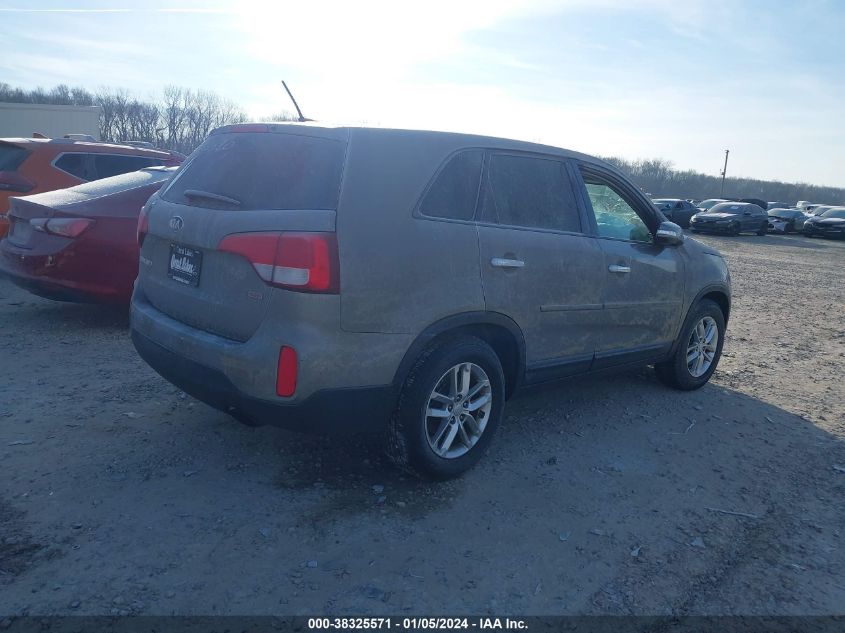 2014 KIA SORENTO LX - 5XYKT3A63EG482520