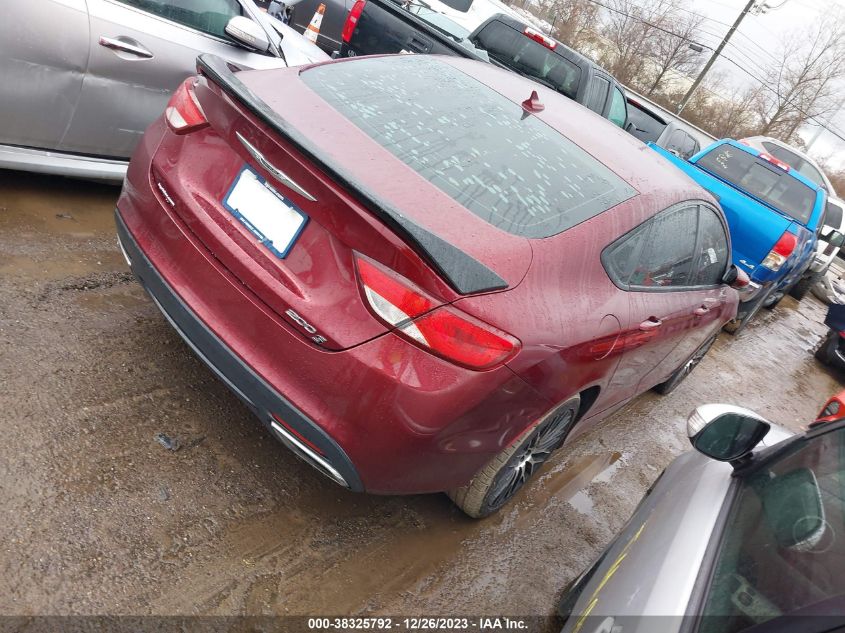 2016 CHRYSLER 200 S - 1C3CCCBG1GN114347
