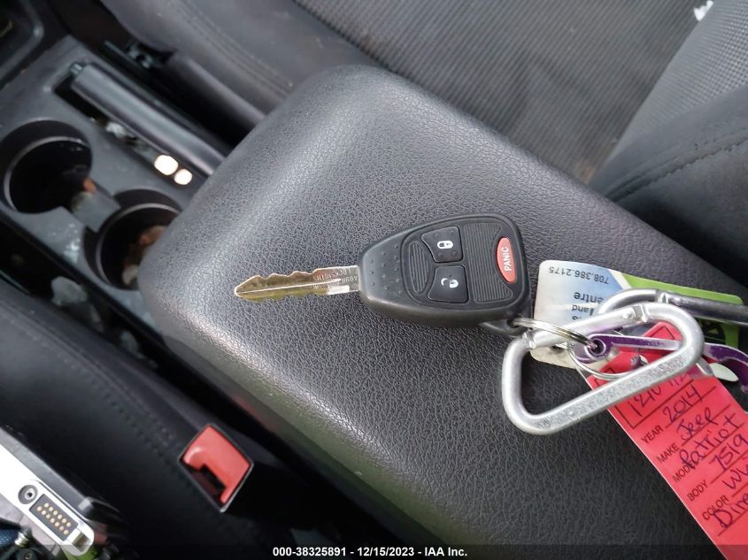 2014 JEEP PATRIOT SPORT - 1C4NJPBB7ED827519