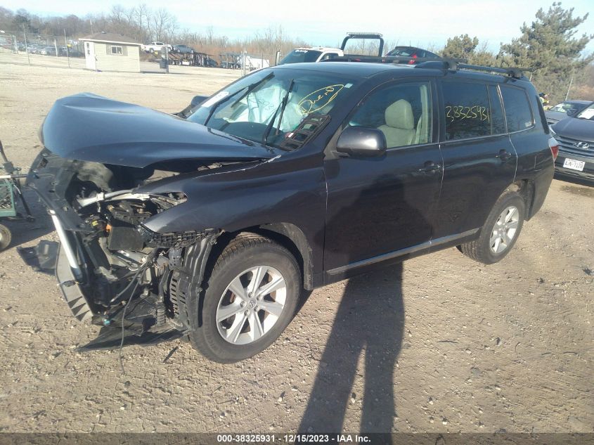 2013 TOYOTA HIGHLANDER PLUS/SE - 5TDBK3EH8DS222596