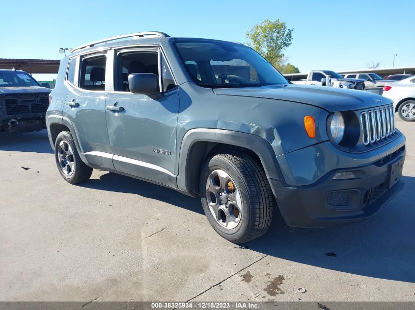 2017 JEEP RENEGADE SPORT FWD - ZACCJAABXHPF90987