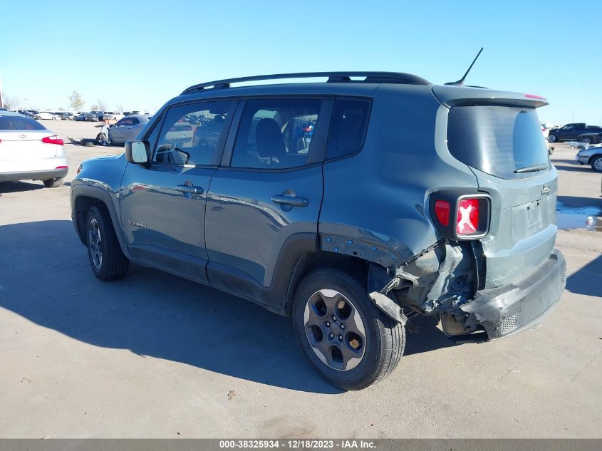 2017 JEEP RENEGADE SPORT FWD - ZACCJAABXHPF90987