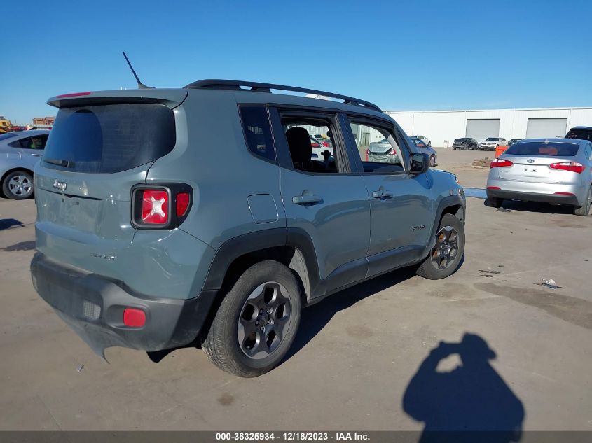 2017 JEEP RENEGADE SPORT FWD - ZACCJAABXHPF90987