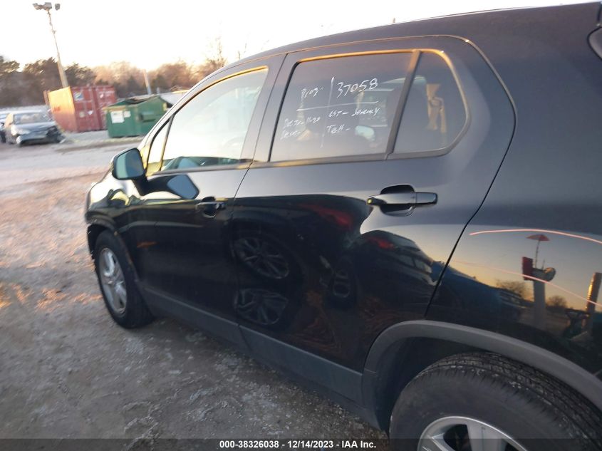 2021 CHEVROLET TRAX FWD LS - KL7CJKSB9MB300857