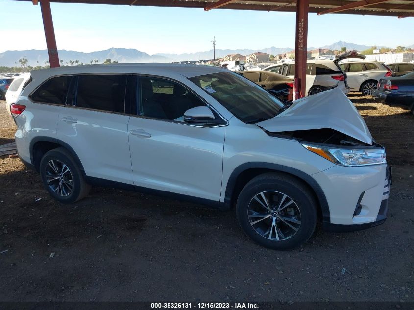 2019 TOYOTA HIGHLANDER LE/LE PLUS - 5TDZZRFH5KS362291