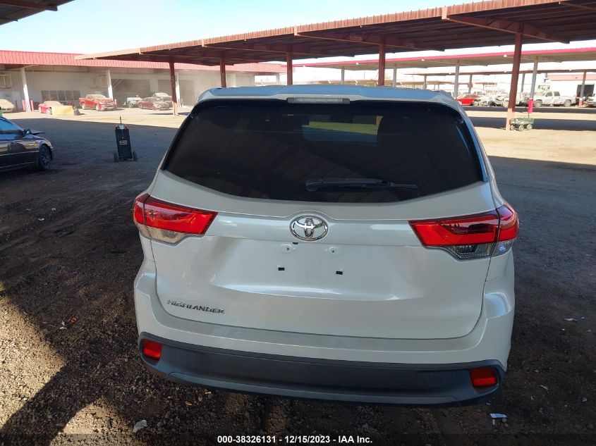 2019 TOYOTA HIGHLANDER LE/LE PLUS - 5TDZZRFH5KS362291
