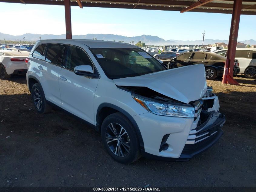 2019 TOYOTA HIGHLANDER LE/LE PLUS - 5TDZZRFH5KS362291