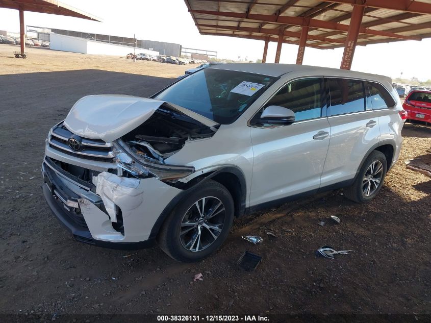 2019 TOYOTA HIGHLANDER LE/LE PLUS - 5TDZZRFH5KS362291