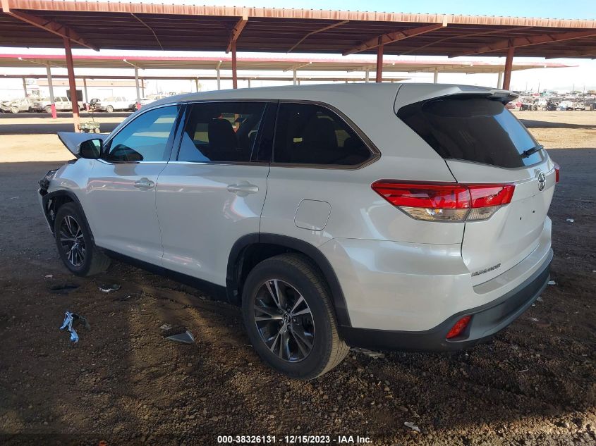 2019 TOYOTA HIGHLANDER LE/LE PLUS - 5TDZZRFH5KS362291