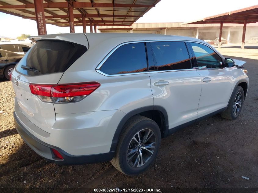 2019 TOYOTA HIGHLANDER LE/LE PLUS - 5TDZZRFH5KS362291