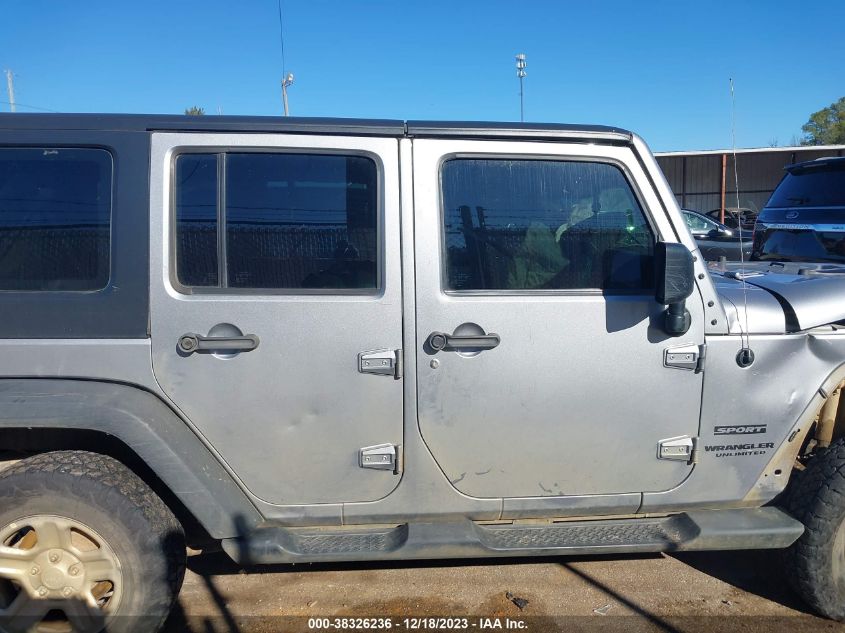2016 JEEP WRANGLER UNLIMITED SPORT - 1C4BJWKG5GL245498
