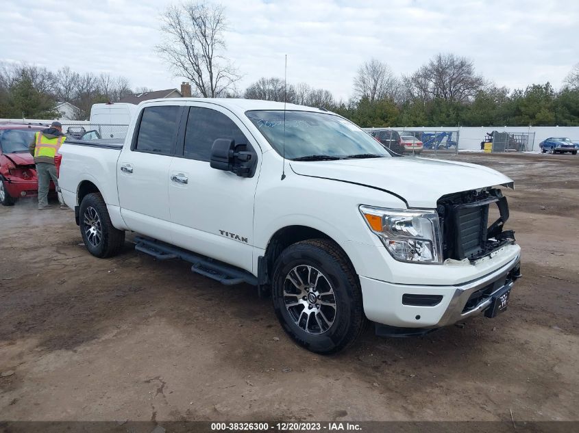 Lot #2541528002 2021 NISSAN TITAN SV 4X4 salvage car