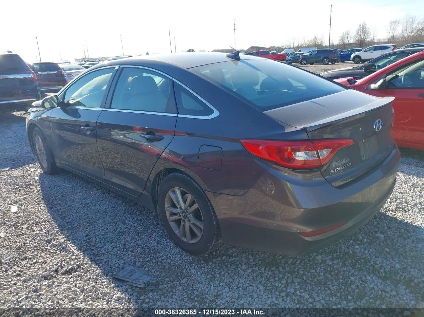 2015 HYUNDAI SONATA SE - 5NPE24AF9FH036081