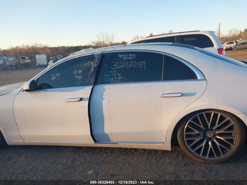 2021 MERCEDES-BENZ S 580 4MATIC - W1K6G7GB3MA041976