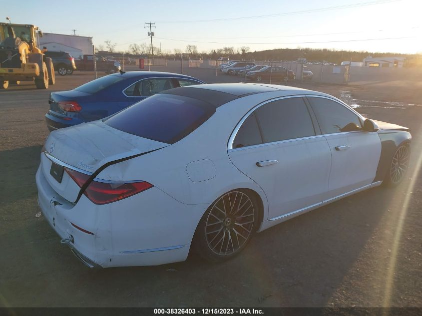 2021 MERCEDES-BENZ S 580 4MATIC - W1K6G7GB3MA041976