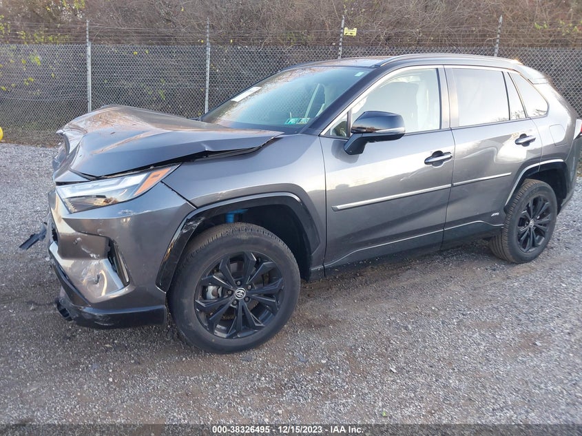 VIN JTME6RFV8NJ023264 2022 TOYOTA RAV4 XSE HYBRID
