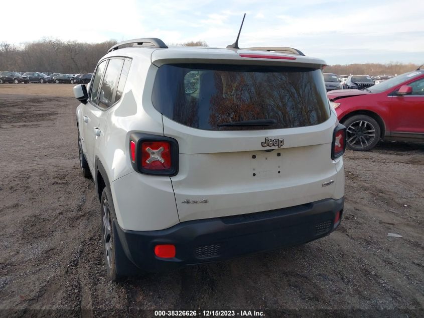 2016 JEEP RENEGADE LATITUDE - ZACCJBBT2GPD53003
