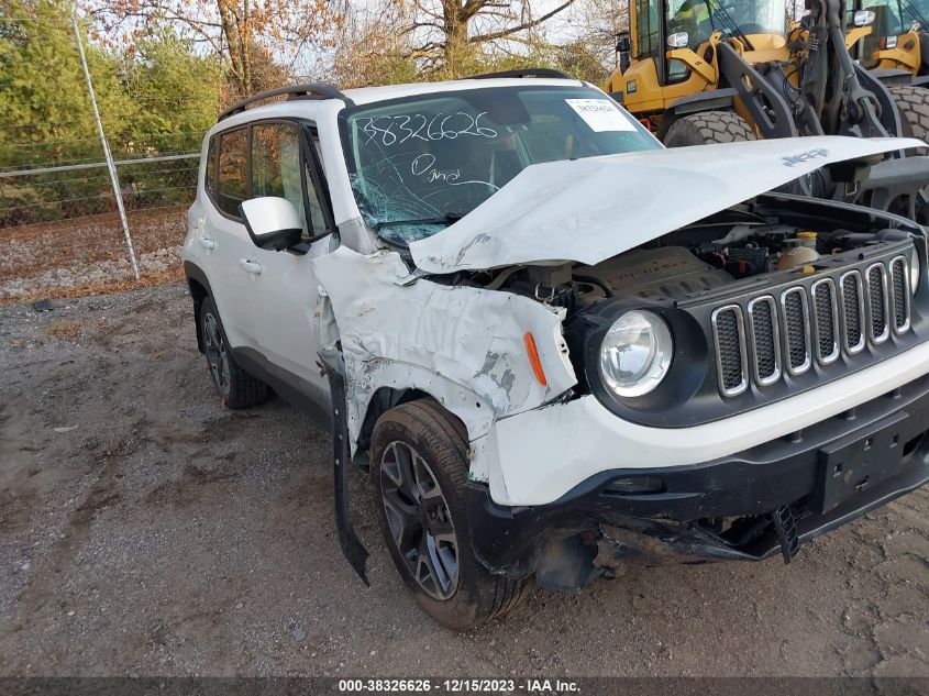 2016 JEEP RENEGADE LATITUDE - ZACCJBBT2GPD53003