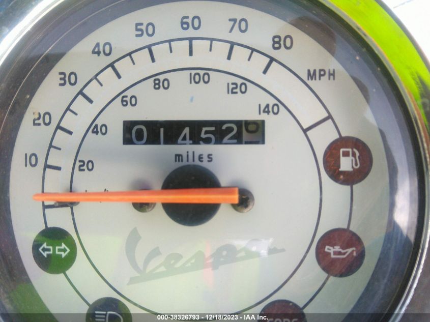 2010 VESPA LX 150 ZAPM448F9A5502658