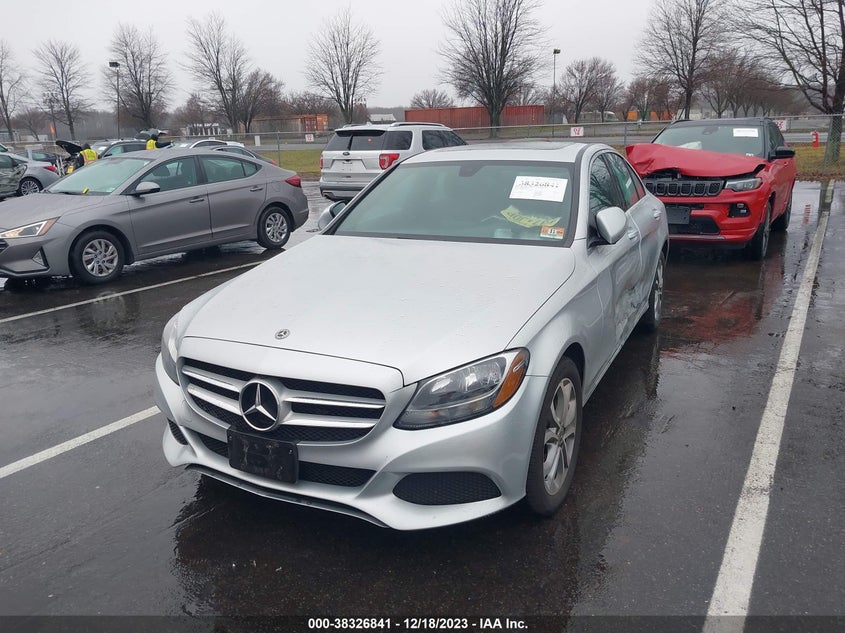 VIN 55SWF4KB2JU253837 2018 MERCEDES-BENZ C 300 4MATIC