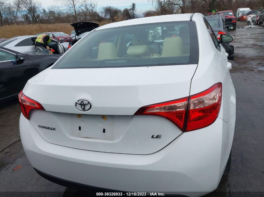 2018 TOYOTA COROLLA LE - 2T1BURHE4JC058931