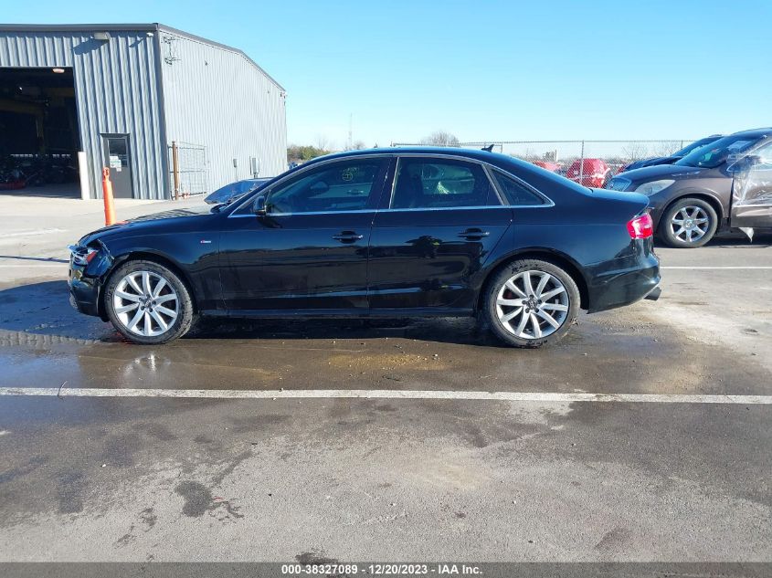 2014 AUDI A4 2.0T PREMIUM - WAUAFAFL2EA016662