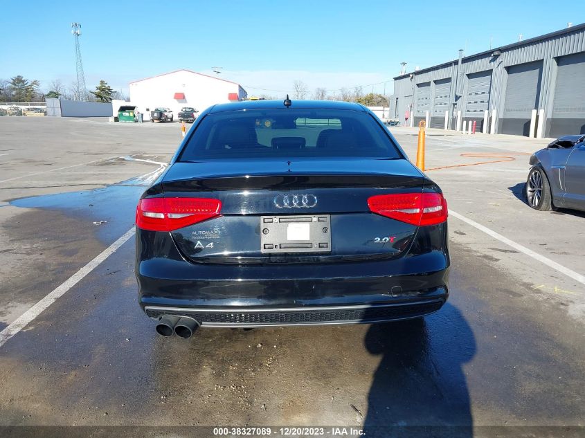 2014 AUDI A4 2.0T PREMIUM - WAUAFAFL2EA016662