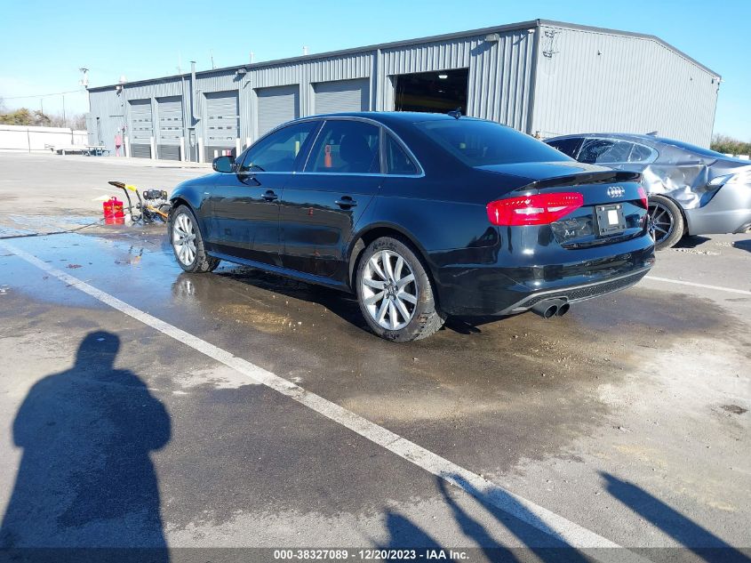 2014 AUDI A4 2.0T PREMIUM - WAUAFAFL2EA016662
