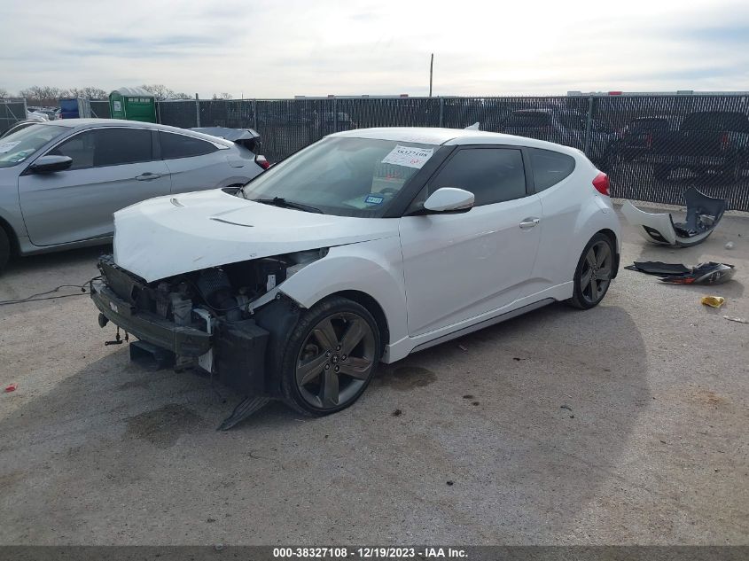 2015 HYUNDAI VELOSTER TURBO - KMHTC6AE2FU232145
